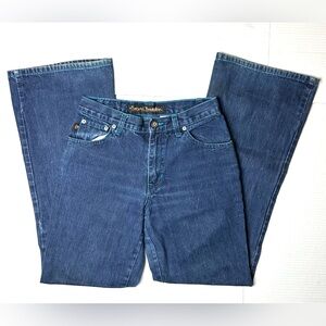 Vintage Second Generation Jeans Womens Juniors 7 High‎ Rise Bootcut Blue Cotton